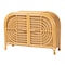 Bali & Pari Ovalet Modern Bohemian Natural Brown Rattan 2-Door Sideboard 238-13254-ZORO - alternate 1